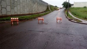 Defesa Civil interdita trecho de marginal do Contorno Norte em Maringá